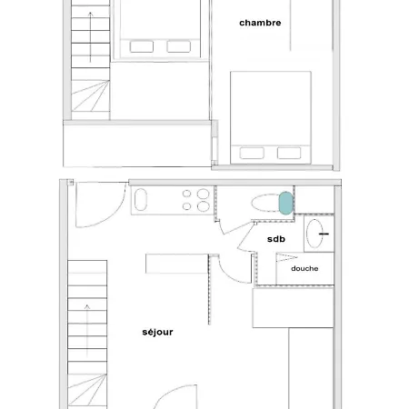 Montagnard Pour 7 Pers Avec Mezzanine, Proche Des Pistes Aux Menuires - Fr-1-452-30 *